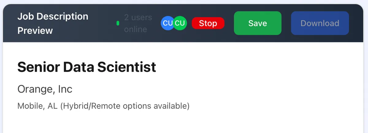 Real-Time Magic: Craft the Perfect Job Description with Your Team, Instantly. - Blog - ResumeFlow.ai